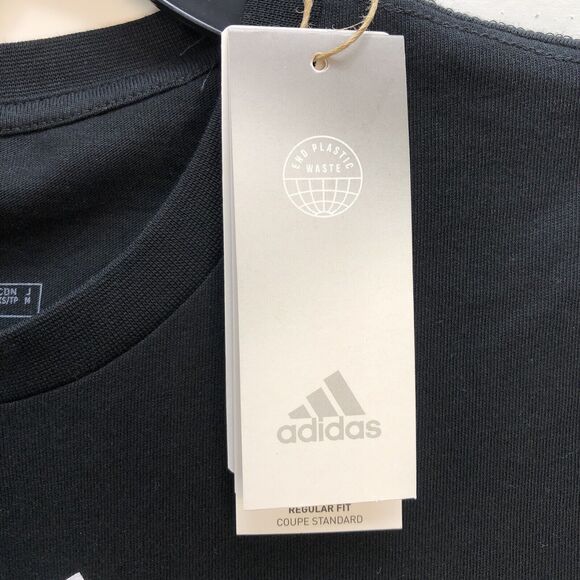 NWT adidas womens badge of sport tee black XS - Picture 8 of 10